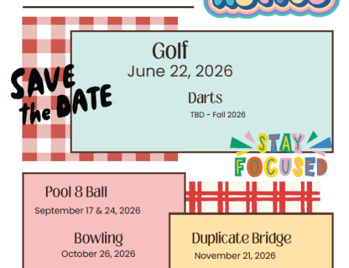 2026 Upcoming Activities
